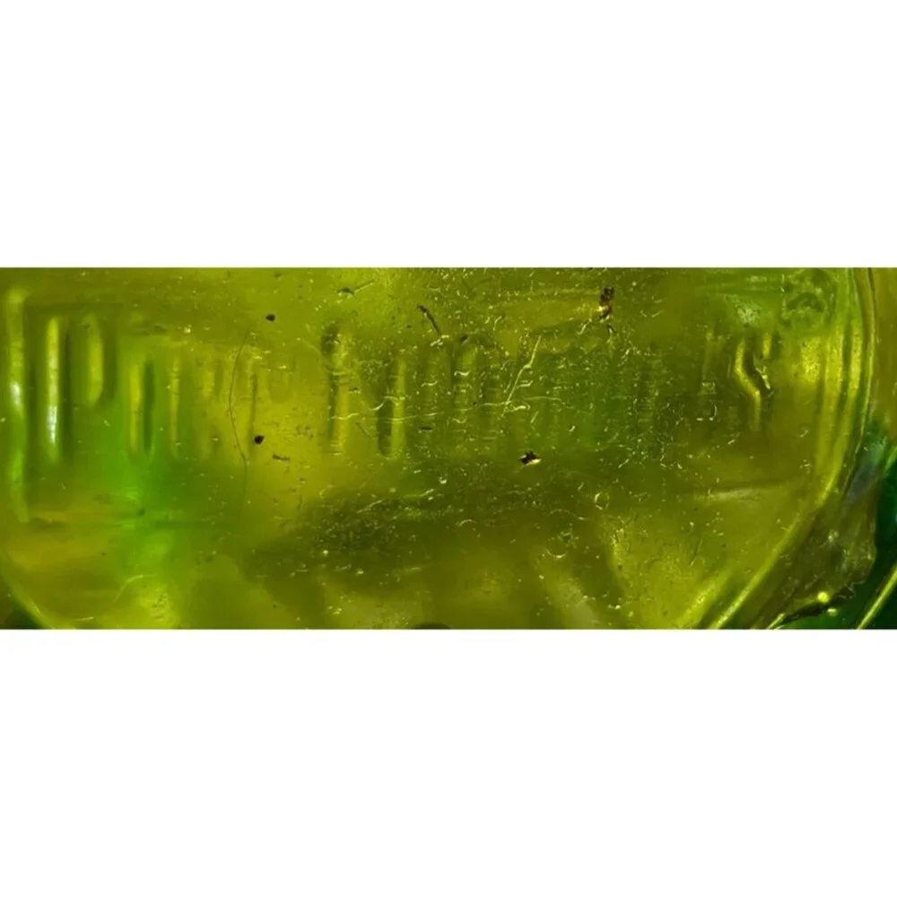 3 Green Decore Brass Gosling‎ Figurine Pier 1 Glass Bottle Asian Ceramic Vase